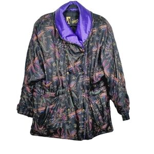 Skea 100% Silk 90s Vintage Ski Jacket